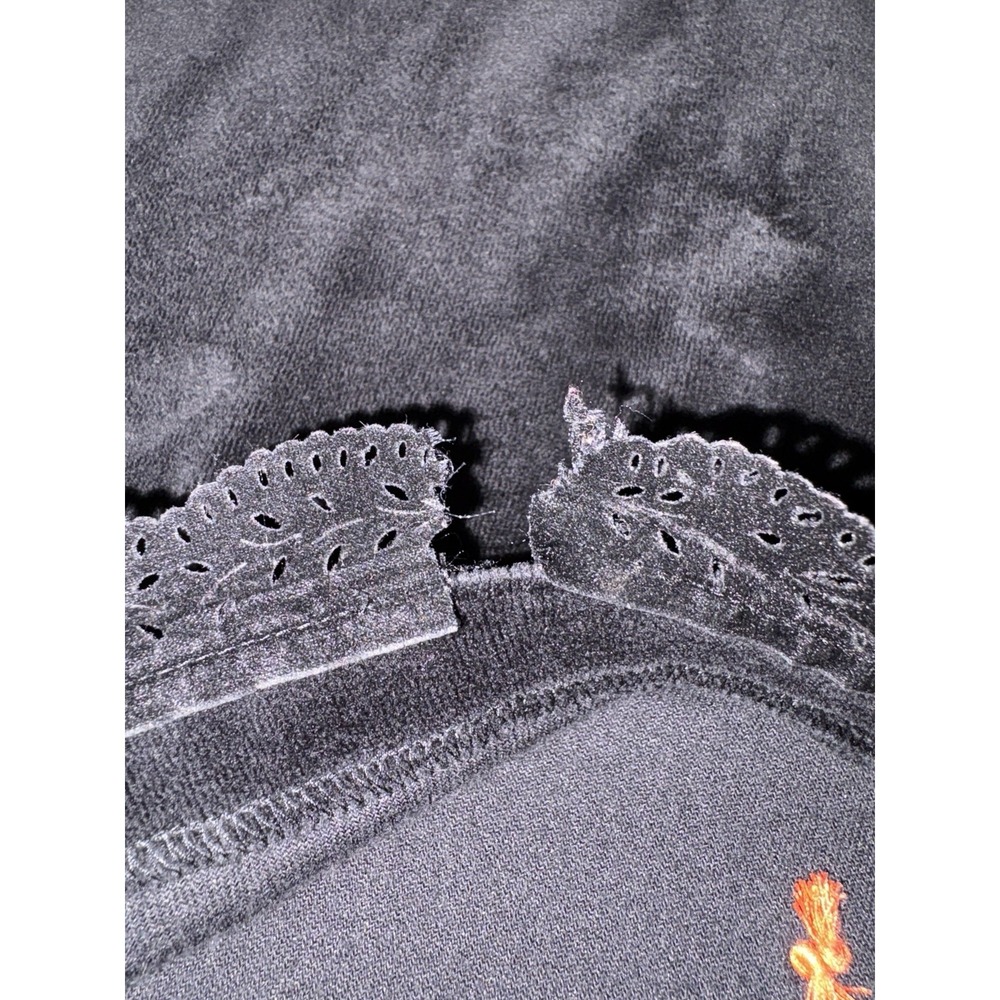 POTTERY BARN Kids Butterfly Dress Size 4-6 Black Orange Velvet Costume Only READ - Picture 13 of 16